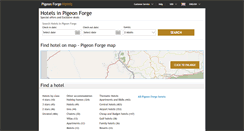 Desktop Screenshot of hotelspigeonforgetn.com