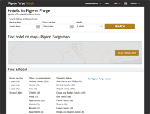 Tablet Screenshot of hotelspigeonforgetn.com
